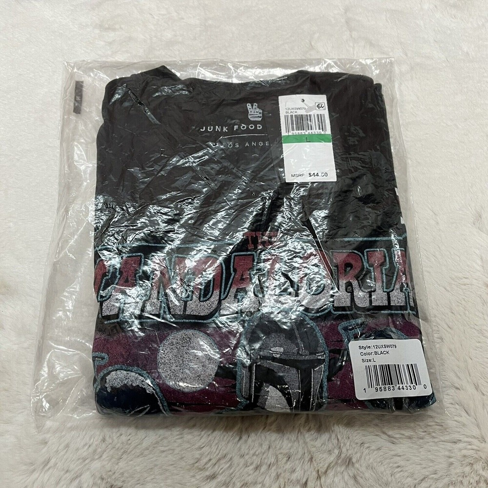 Star Wars Mandalorian Long Sleeve T-shirtMen's LARGE This Is The Way Mandalore - Picture 3 of 4
